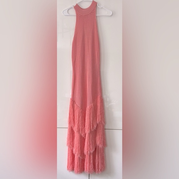 NWT Size M - Devon Windsor True Fringe Dress (Color Peach) NWT US$ 390 - Picture 10 of 13